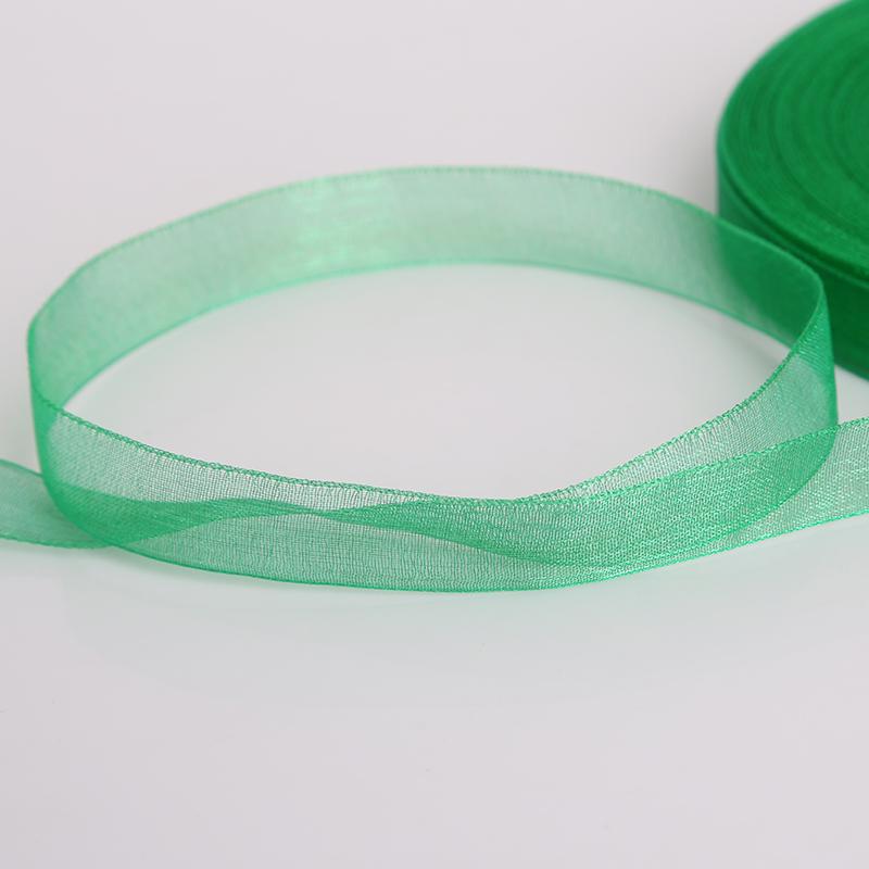 Лента из органзы прозрачная для DIY, 12 мм, 50 м