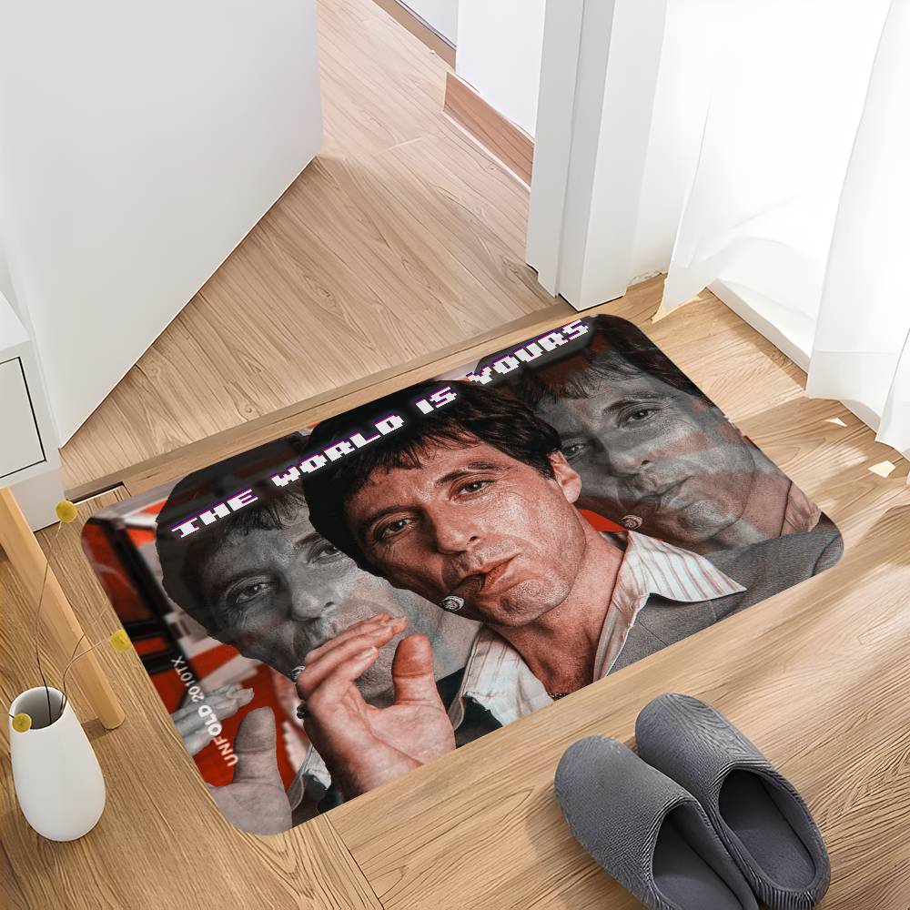 Movie Scarface Door Mat Nordic Style Bedroom Living Room Doormat Home Balcony Anti-Slip Alfombra