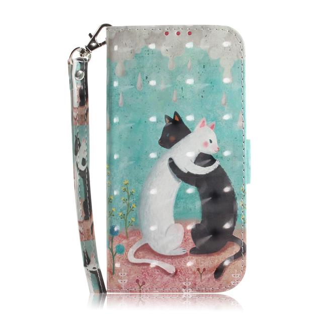 3d Animal Card Slot Wallet Case For Samsung Galaxy A12 5g Panda Dog Cat Tiger Lion Painted Book Flip Leather Phone Cover A12
