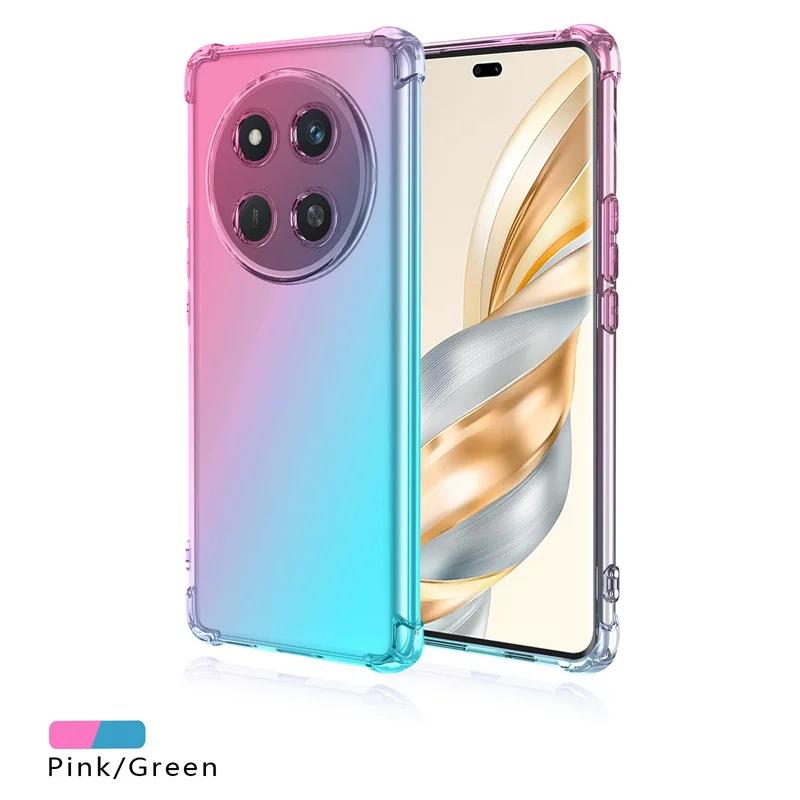 Чехол TPU с градиентом и подушкой безопасности для Honor X9c X9b Magic 7 Lite 5G Magic 6 Pro Защитный противоударный чехол Fundas Coque Capa