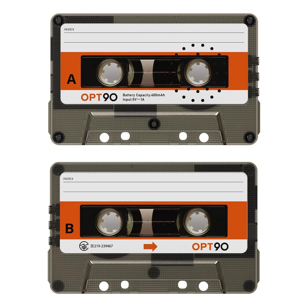 Кассетный динамик Opt90 Кассетный динамик Кассетный ленточный портативный динамик Bluetooth Совместимость с картой MicroSD Сертифицированный TELEC Ретро-динамик Радио