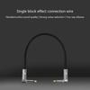 Guitar Effects Connection Cable 6.35 Monoblock Effects Connection Cable Shielded Monoblock Cable 15cm/30cm/50cm