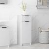 White Bathroom Cabinet 32X34X90 Cm Engineered Wood