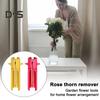 1/2/3 шт. Инструмент для удаления шипов с роз, простой в эксплуатации, эффективный портативный инструмент для удаления шипов с листьев роз, очиститель для цветов