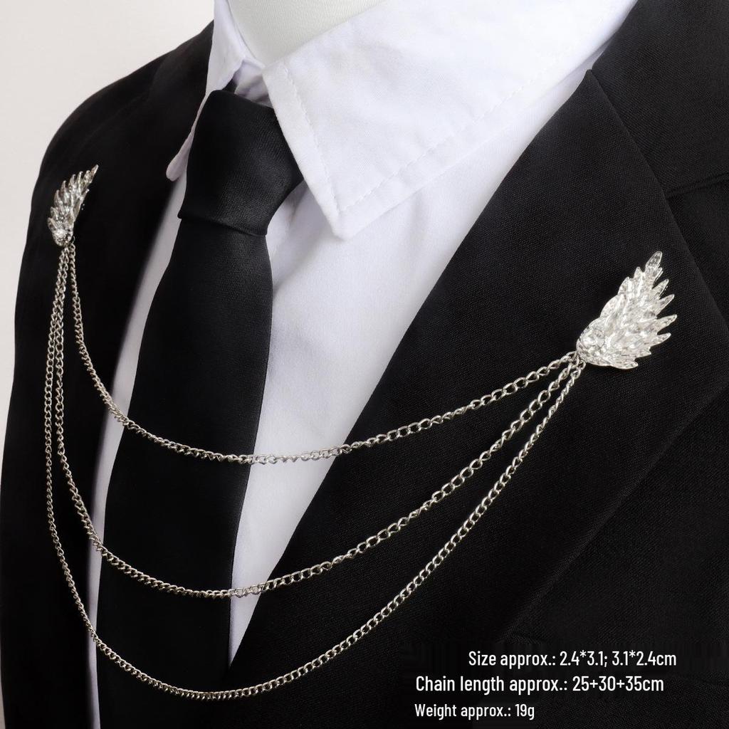 Baroque Rhinestone Pearl Corsage Necklace Brooch - Retro British Court Suit Accessory