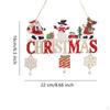 Wooden Christmas Hanging Ornament with Bells, Sign, Door Sign for Porch, Housewarming,