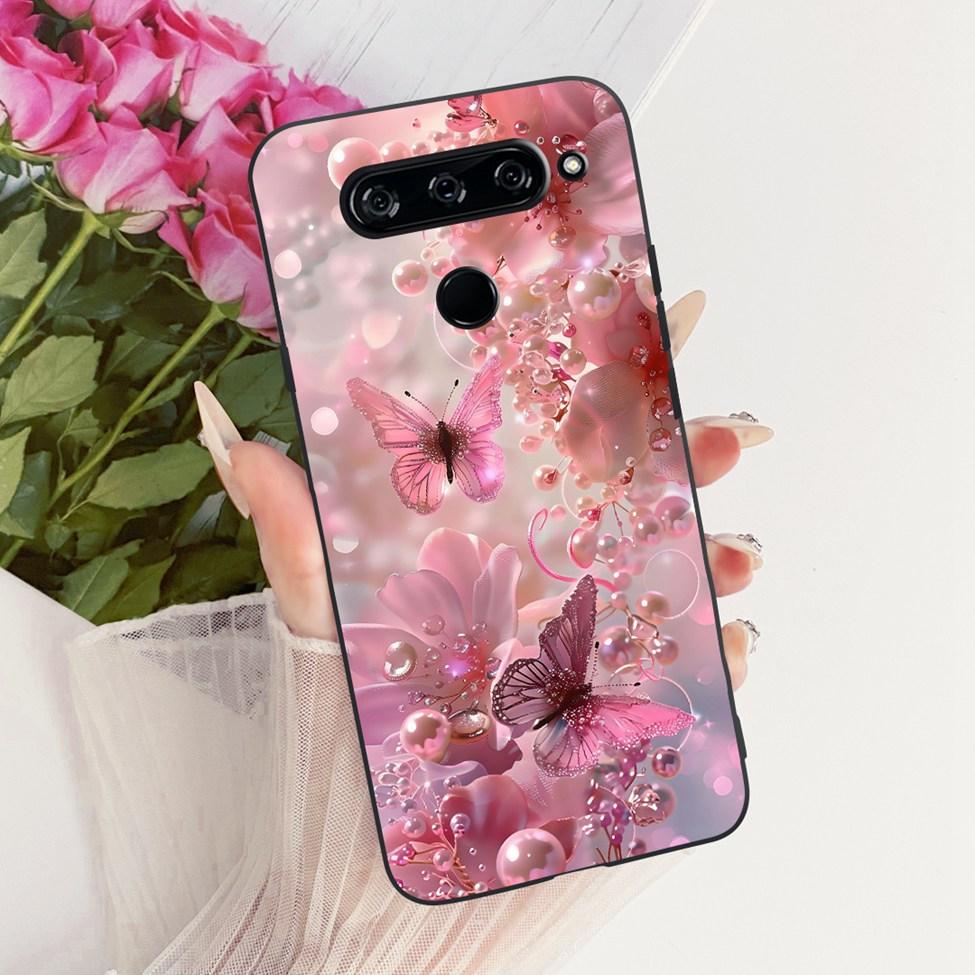Чехол для телефона для LG V40 ThinQ Чехол Эстетичный Милый Модный Забавный Расписной Корпус для LG V40 ThinQ V405 LM-V405 LM-V409N
