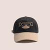 Kids Retro Block Baseball Cap Boys Casual Sun Protection Duckbill Hat Baby Versatile Travel Outdoor Caps