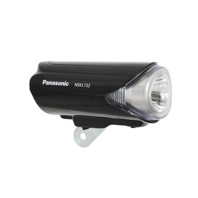 Panasonic Широкий мощный светодиодный умный фонарь для велосипедов [NSKL132-B], черный,