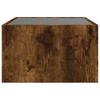 Infinity LED Coffee Table in Smoked Oak 70 x 50 x 30 cm