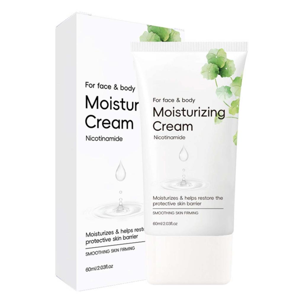 Увлажняющий крем с ниацинамидом, осветляет тон кожи, увлажняющий крем с центеллой азиатской 60 мл