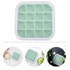 2Pcs 16 Grid Silicone Ice Cube Mold With Lid