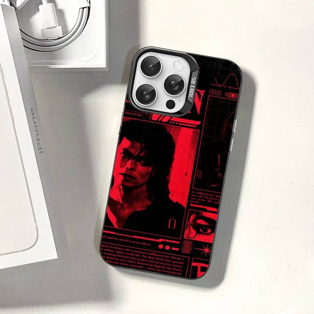 Чехол для телефона поп-певца Майкла Джексона для IPhone 17 16 Plus Pro Max 15 14 13 12 11 Матовые цветные чехлы