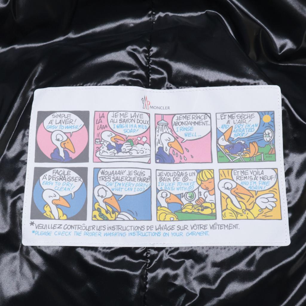 MONCLER 24 Year Old BARANTE Nylon Hooded Down Jacket Jacket 3 blackUsed