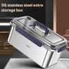 Food Storage Containers with Lids Airtight Food Grade 316 Stainless Steel Large Capacity Leakproof