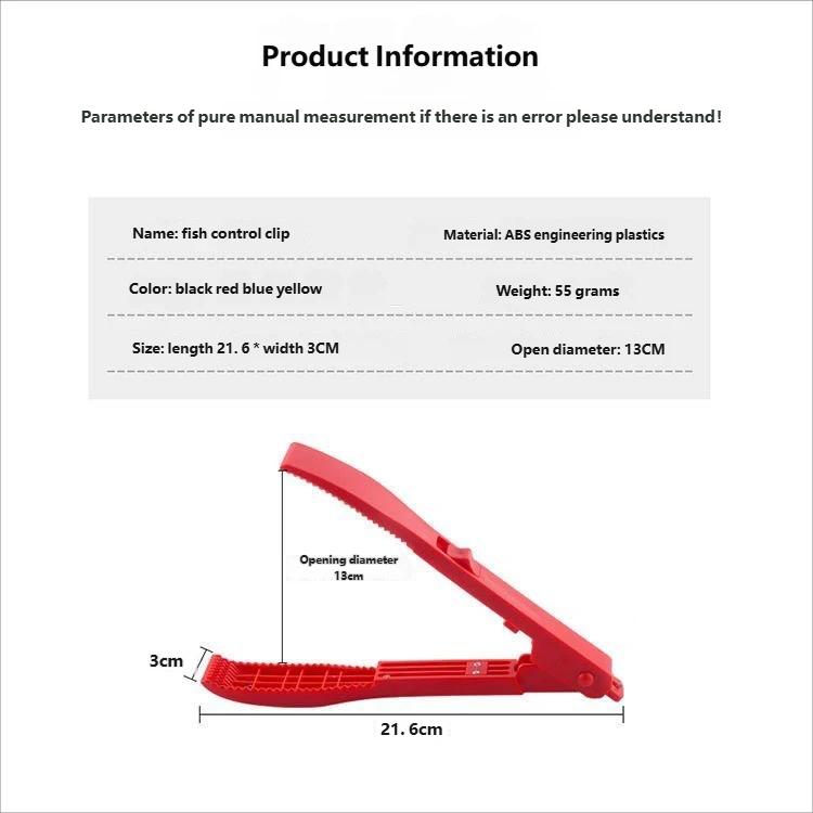 Fish Gripper Fish-Catching Tongs Fish Retriever Fish-Grasping Tool Fishing Pliers Non-Slip Multi-Purpose