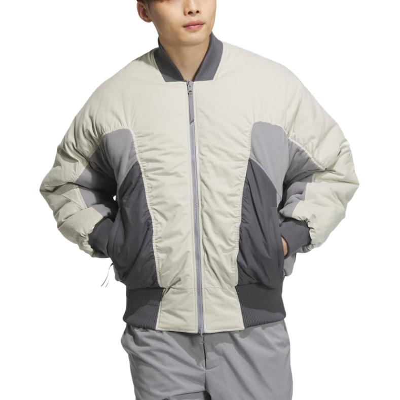 Adidas Puffer Jacket Men's Light Sesame Earth Gray