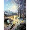 Diy Snow Scenic 5D Diamond Painting Full Round Drill Landscape Winter Diamond Embroidery Mosaic Cross Stitch Home Decor Gift
