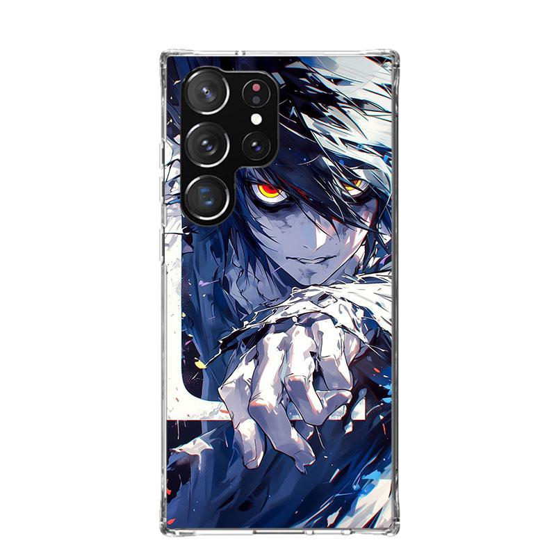 Чехол для телефона N-Note D-Death L Lawliet для Samsung Galaxy S26 Ultra S23 S24 S25 Edge S20 FE S21 S22 Plus Мягкий чехол с принтом Веселый