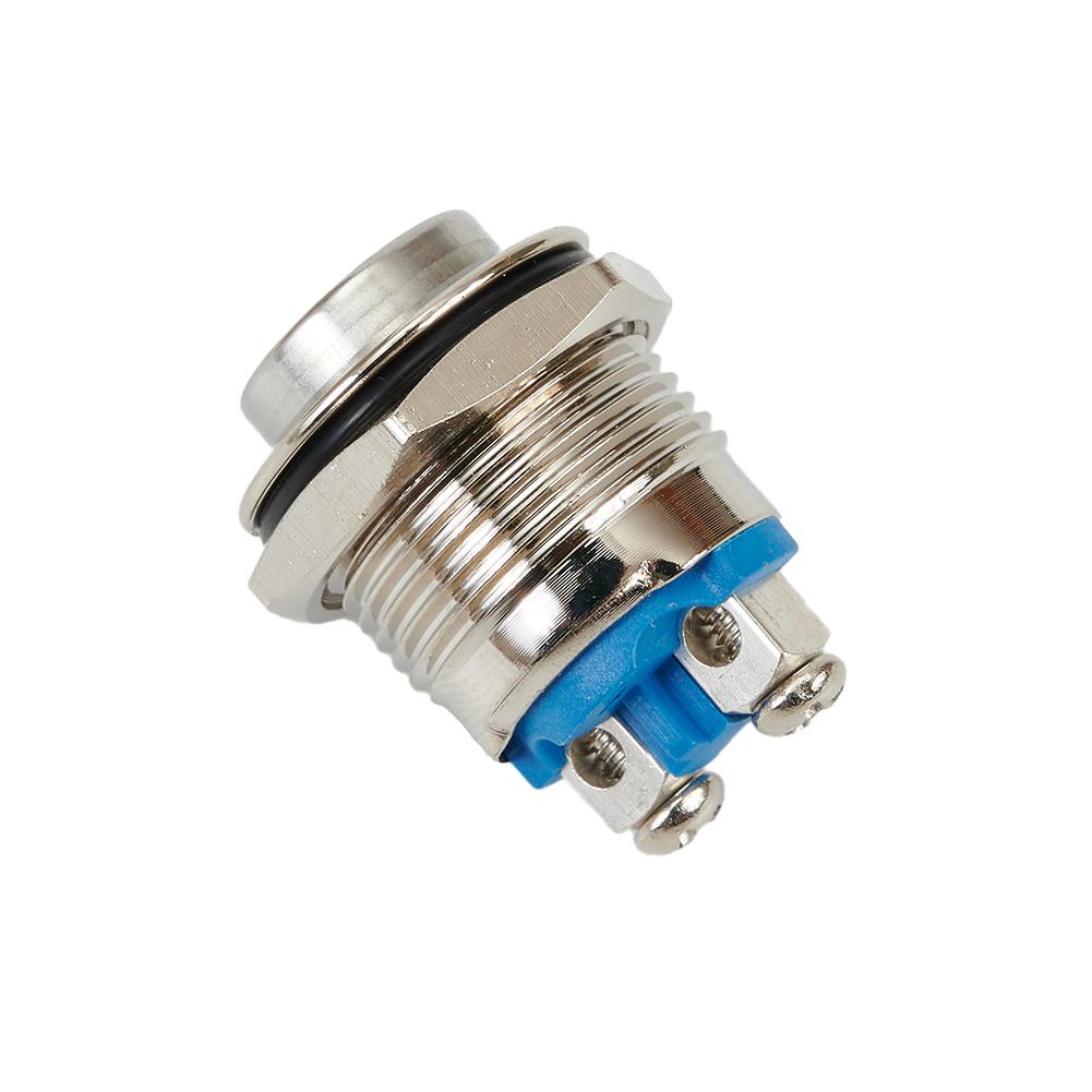 12 В кнопочный переключатель 16 мм металлический водонепроницаемый ударопрочный