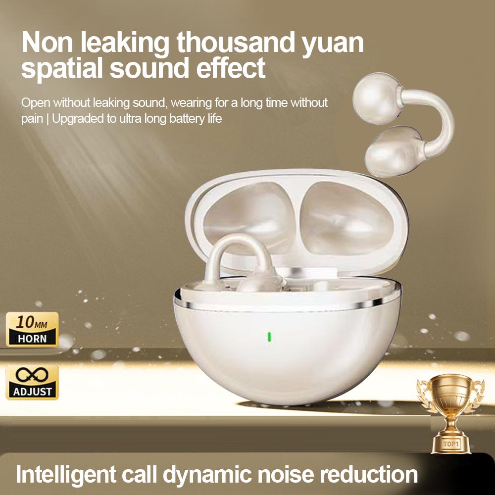 Беспроводные Bluetooth 5.4 Наушники с ушным креплением Водонепроницаемые Спортивные Гарнитуры Шумоподавление Hi-Fi Стерео Вкладыши для Смартфонов