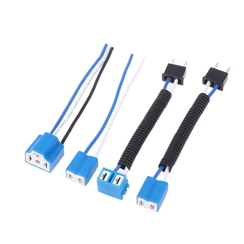 H7 H4 автомобиль грузовик женский мужской керамический удлинитель фары разъем штекер лампа патрон адаптер 12 В 4A