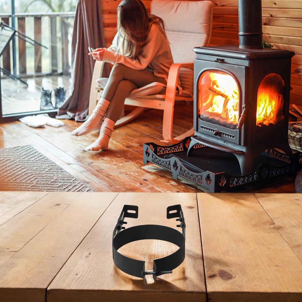 Chimney Pipe Bracket Adjustable Support for 150mm Stainless Steel Flues
