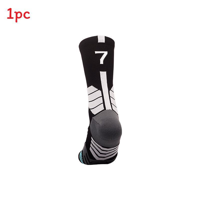 Adult Basketball Socks With Breathable Nylon Material For Sports Performance And Moisture Wicking