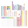 Sewing Needle Set Big Eyes Plastic Sewing Knitting Needle for Children DIY Hand Sewing Crochet Needle Learning Needle