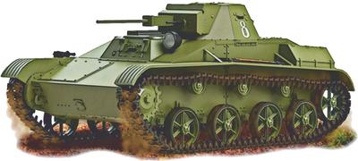 GMU Модель Легкий танк Пластиковый набор GMU48008 1/48 Т-60 (танк)