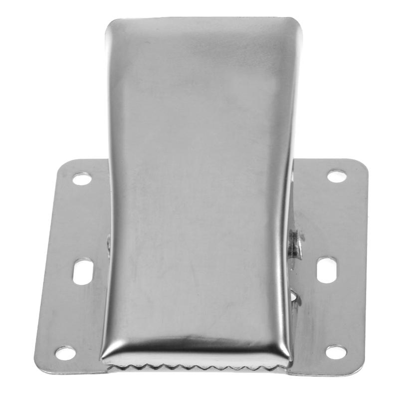 Stainless Steel Deep-Jaw Fish Tail Clip with Mounting Base Fish Cleaning Station Clip Fish Tail Clip for Fishing Board
