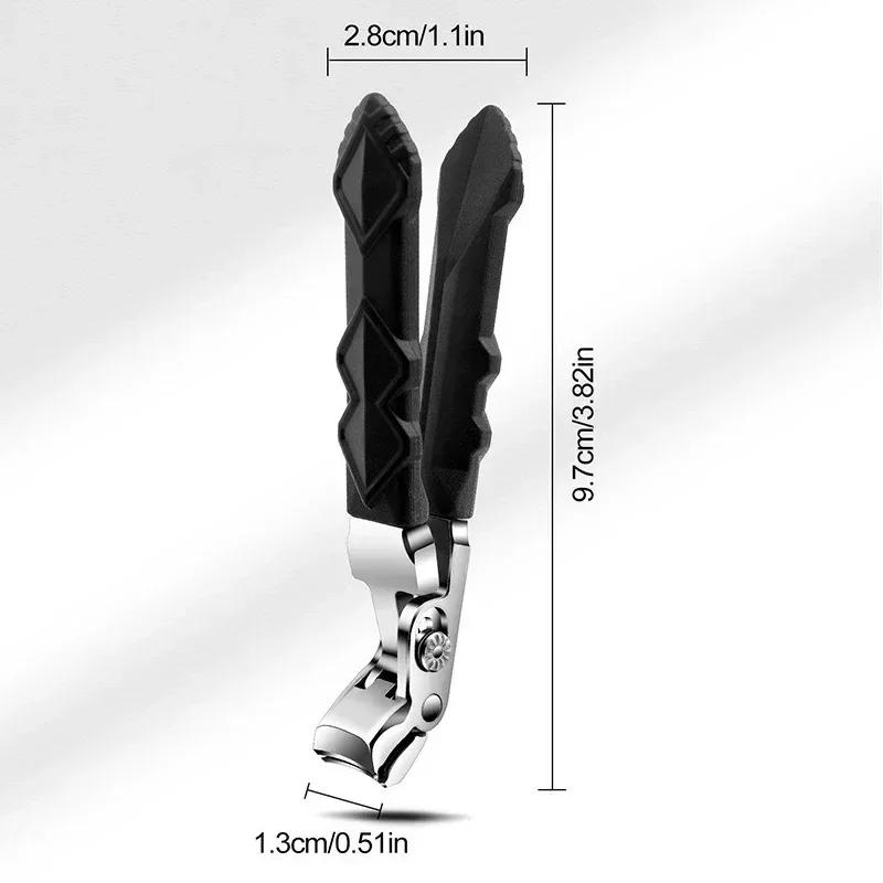 Новые кусачки для ногтей с защитой от брызг Большие толстые жесткие Специальные кусачки для ногтей Диагональные плоскогубцы Маникюрные ножницы Бытовые маникюрные инструменты