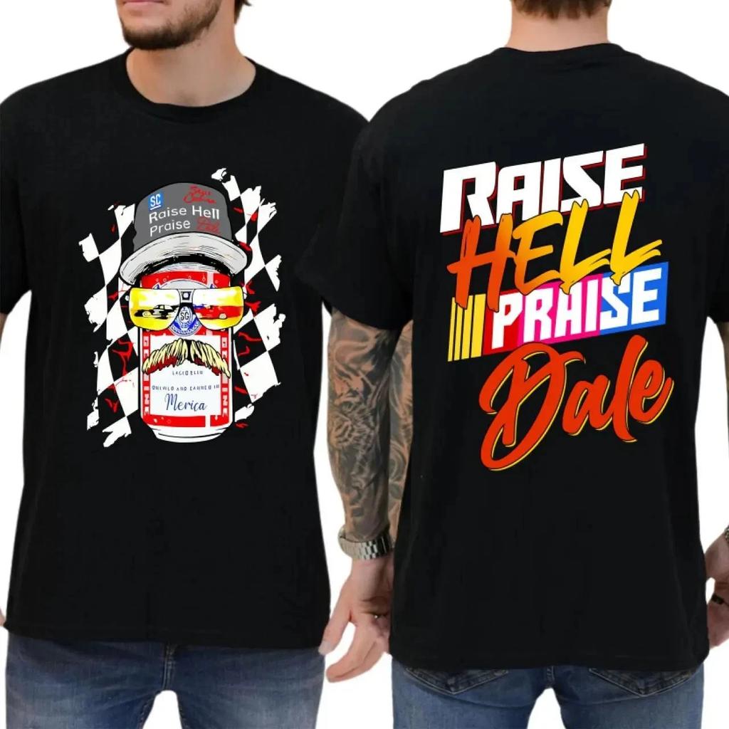 Retro 90s Dale Earnhardt Raise Hell Praise T-Shirt, Nascar Raise Hell Praise