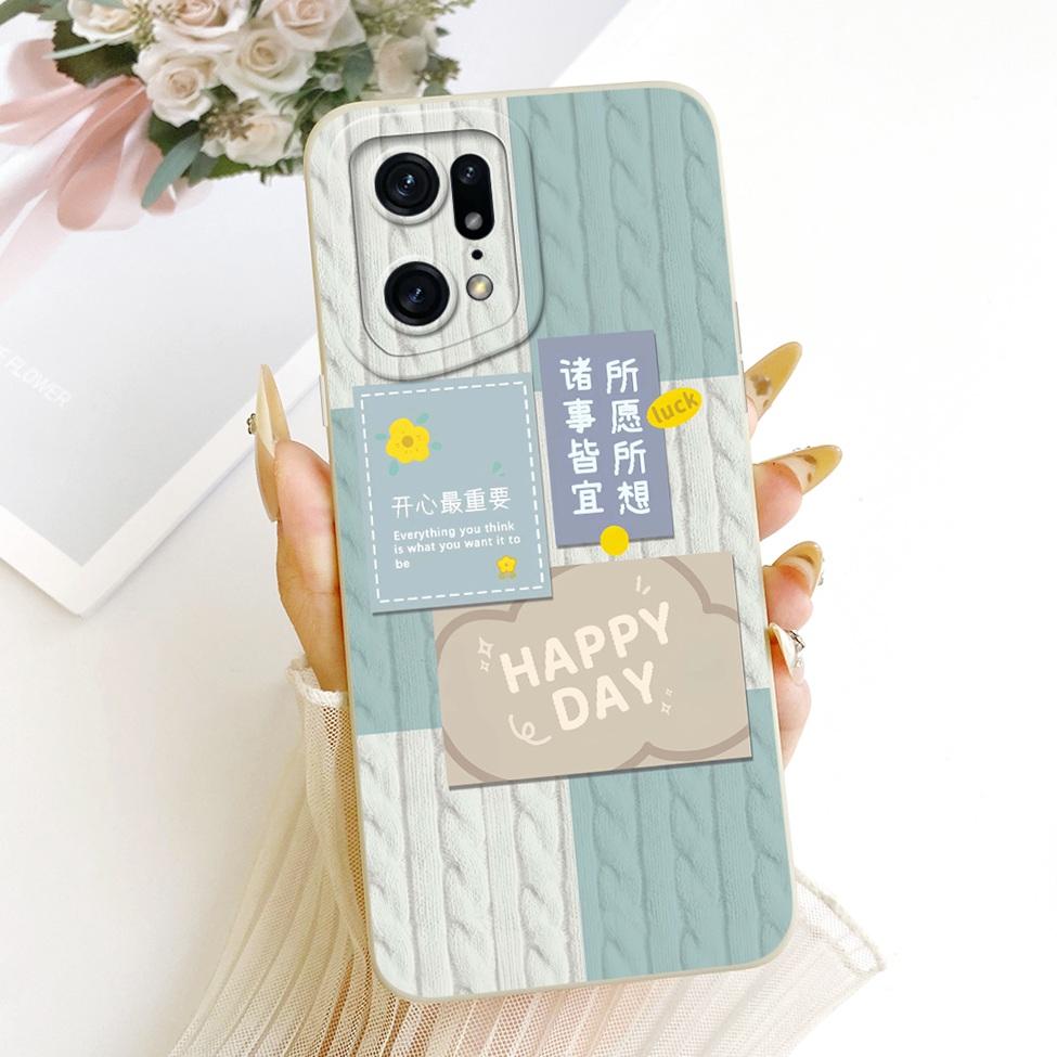 Чехол для телефона Oppo Find X5 Pro Чехол Модный Мультяшный Милый Смешной Расписной Силиконовый Чехол Для Oppo CPH2305 PFEM10 PFFM20