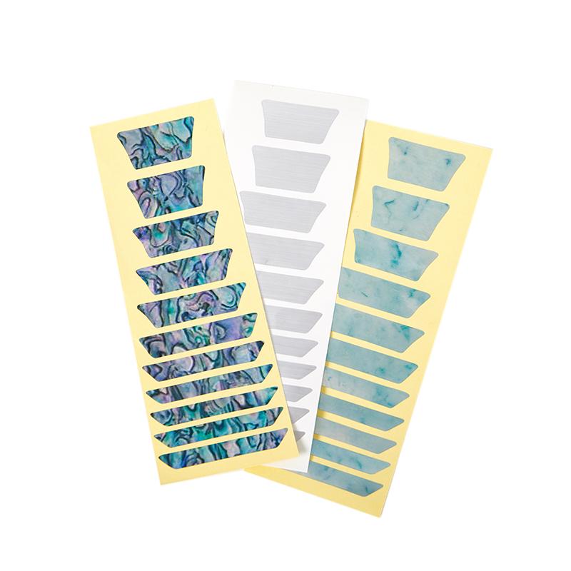 Наклейка-инкрустация для электроакустической гитары, маркеры для грифа, наклейка для гитары, шкала