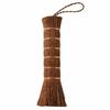 Oka Palm-Woven Scrubbing Brush (for Cleaning Frying Pans), Brown, Approx. 4cm X 4cm X 17cm, 4971242952821