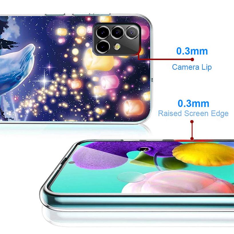 Ocean Animal Cute Dolphin Phone Case For Samsung Galaxy A17 A37 A57 A16 A26 A36 A56 A15 A25 A35 A55 A14 A24 A34 A54 A13 A23 A33