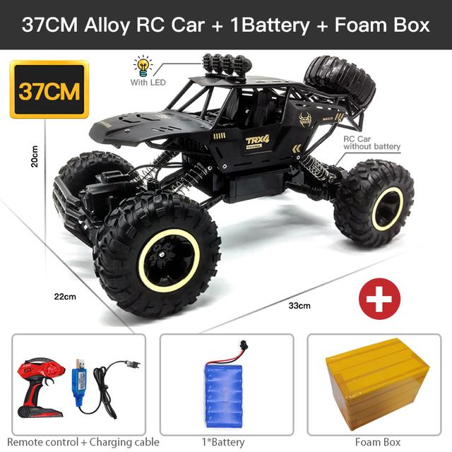 Новый 1:12/1:16 4WD Радиоуправляемый автомобиль со светодиодными фонарями Monster Truck 2,4G Радиоуправляемый автомобиль с дистанционным управлением Багги Внедорожные грузовики с управлением для мальчиков Игрушки для детей