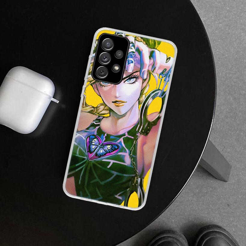 Чехол для телефона JoJo's Bizarre Adventure Джолин Куджо для Samsung Galaxy A12 A22 A32 A52 A72 A02S A51 A50S A31 A20S A10S Note 2