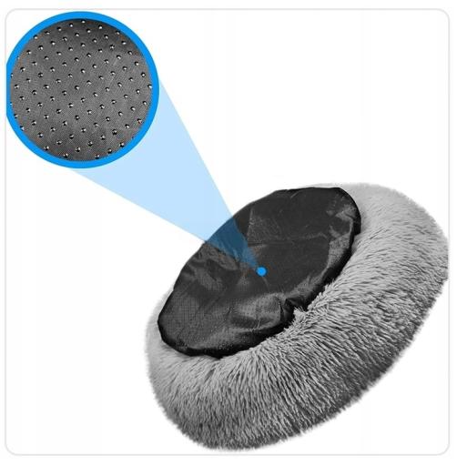 Dog bed, fluffy, soft, plush, pillow, 60 cm