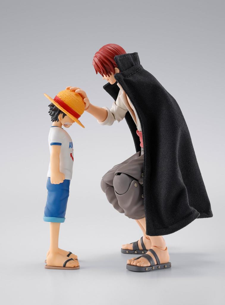 TAMASHII NATIONS ONE PIECE Shanks Monkey Luffy Childhood Action Figure - - & D. - - S.H.Figuarts
