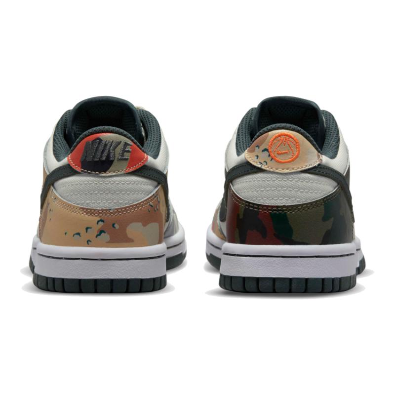 Nike Кроссовки Dunk Low Sail Multi-Camo GS DB1909-100