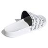 adidas Adilette Slide Polka - Белые женские кроссовки Cloud-White Core-Black FX5922