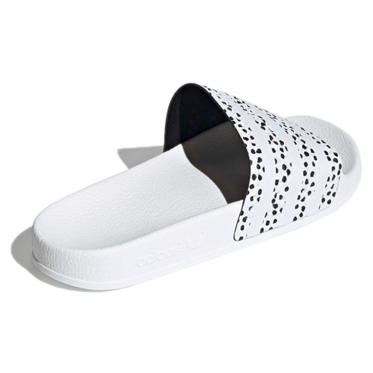 adidas Adilette Slide Polka - Белые женские кроссовки Cloud-White Core-Black FX5922