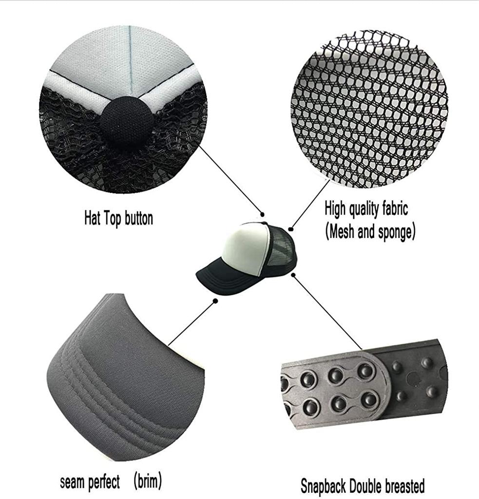 Такса Weiner Собака Сетчатая шляпа Бейсболка Унисекс Дальнобойщик Папа Шляпа Солнцезащитная шляпа для мужчин Женская черная