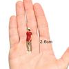 Фигурка человека 1/64 DIY Поделки Коллекционные Модная Мини-фигурка Ручная роспись для Диорамы