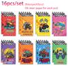 16pcs Football Mermaid Animals Mini Spiral Pocket Notebooks Memo Pad Coil Booklet Notepads For Kids Gifts Party School Diaries