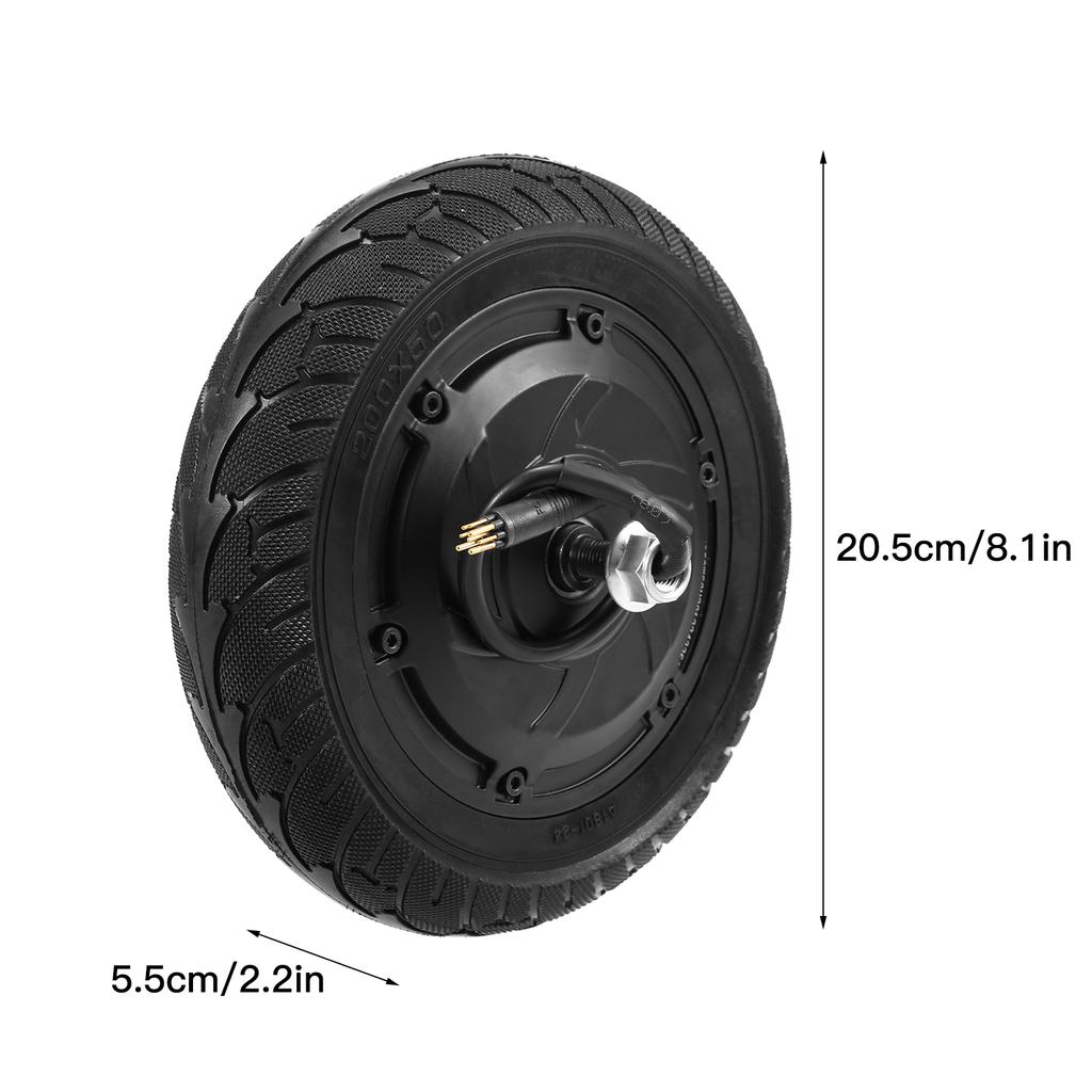 Двигатель для электросамоката 250 Вт, мотор-колесо, переднее колесо, цельная шина, замена приводной шины для Kugoo S1