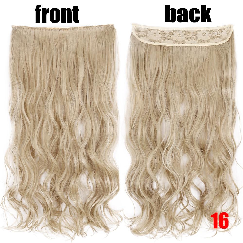 XINRAN 22-дюймовые модные женские волосы для наращивания, устойчивые к высоким температурам, синтетические волны, длинные волосы без клипс, невидимый парик для лески