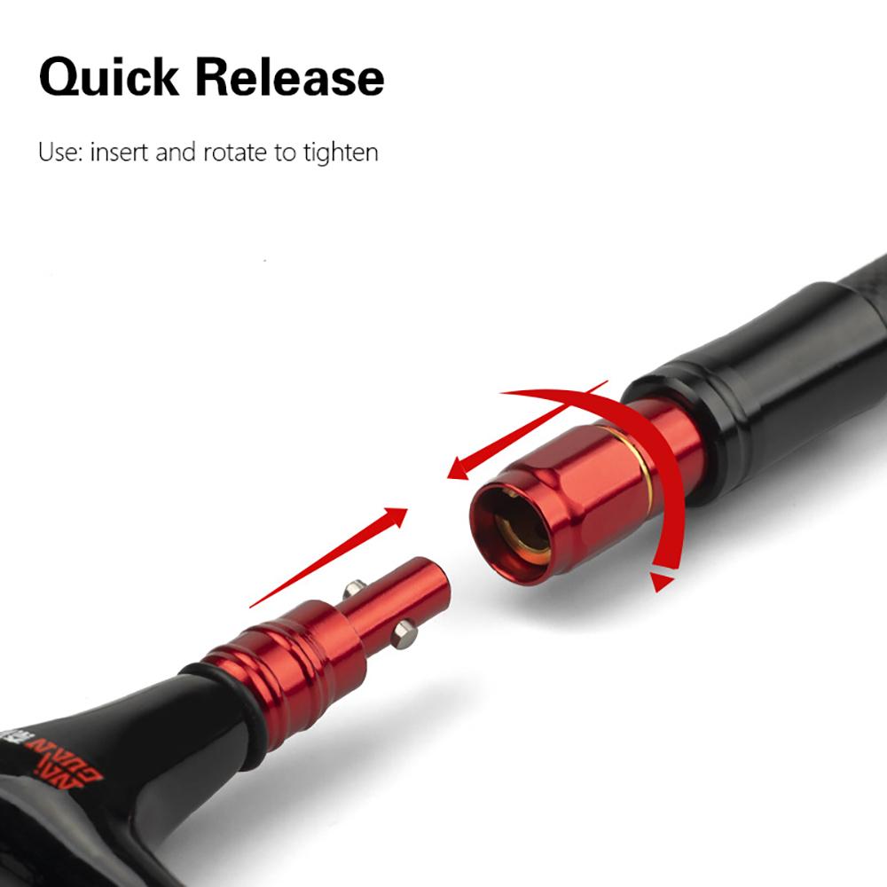 Anti-Rotation Fishing Net Adapter | 65mm Quick Install, Aircraft Alu, 8mm Thread